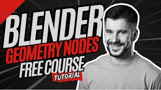 day1 Blender Geometry Nodes  Tutorial  Free course [upl. by Leela]