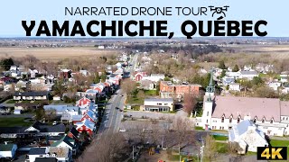 ⚜️ Tranquil Aerial Tour of Yamachiche Québec 🇨🇦  4K DJI Mini 2 Drone Footage 🚁 [upl. by Oric]