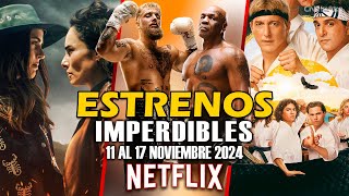 🔥¡Semana de Estrenos en Netflix 11 al 17 de Noviembre🚀 [upl. by Nette943]