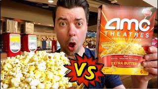 AMC Movie Theater Popcorn FACEOFF Which is Better [upl. by Hahcim]