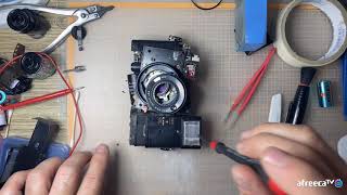 Film camera Konica C35 ef Repair 필름 카메라 코니카 C35 ef 수리기 [upl. by Epilihp940]