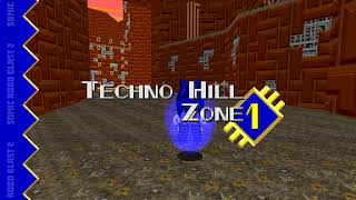 TAS SRB2  Techno Hill Zone Act 1 w Adventure Sonic  02145 old [upl. by Aryamo879]