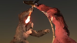 Epic Fan Animation ScarKing VS King Kong Chapter 1 Alternating Fight [upl. by Feldman]