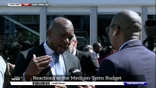 MTBPS 2024  BOSA leader Mmusi Maimane reacts to the MidTerm Budget [upl. by Ynnep]