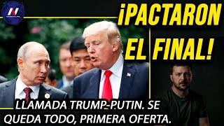 ¡Pactaron derrrota de Ucrania Llamada TrumpPutin Se queda con los territorios la oferta de EEUU [upl. by Dena]