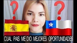 EN QUE PAÍS HAY MAS OPORTUNIDADES CHILE O ESPAÑA [upl. by Abihsat240]