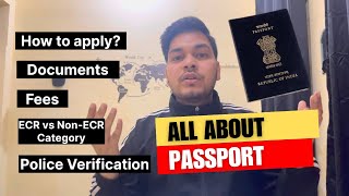 Passport Apply Online 2024  Complete Guide For Passport  Passport kaise banaye  ECR vs NonECR [upl. by Ormand]