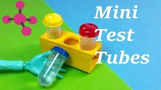 DIY Miniature Working Test Tubes  Science Kit DIY Holds liquid [upl. by Odnuges222]