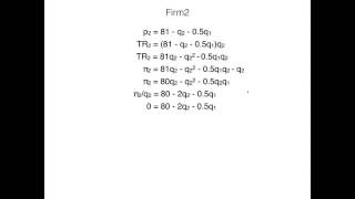 Cournot Duopoly with Differentiated ProductsB [upl. by Riggs]