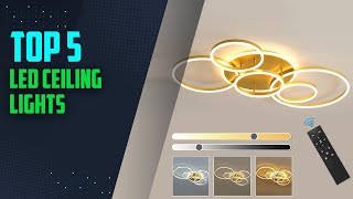 Top 5 best LED ceiling lights 2024 [upl. by Illek]