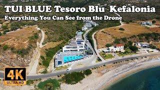 TUI BLUE Tesoro Blu Kefalonia Cephalonia from Drone in 4K [upl. by Cozmo]