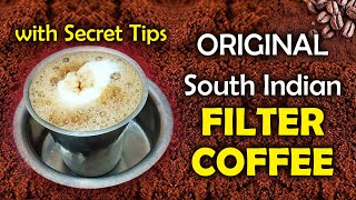 South Indian Filter Coffee in Telugu  How To Make Filter Coffee At Home  Filter Coffee  Coffee [upl. by Ebneter683]