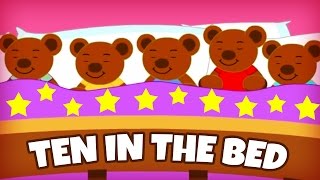 Ten In The Bed  10 In The Bed  Nursery Rhymes  Popular Nursery Rhymes For Kids by SillySox [upl. by Eatnad679]