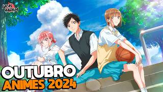 ANIMES MAIS AGUARDADOS DE OUTUBRO 2024 [upl. by Auhsaj]