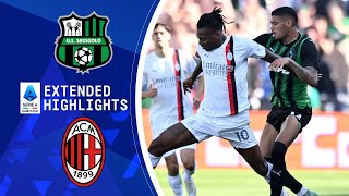 Sassuolo vs AC Milan Extended Highlights  Serie A  CBS Sports Golazo [upl. by Lledniuq]