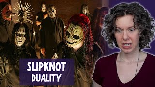 Firsttime reaction to quotDualityquot  Vocal Coach Analysis feat Slipknot and Corey Taylors Vocals [upl. by Alexandra]