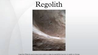 Regolith [upl. by Ogdan]