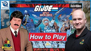 How to Play  GI Joe Battle for the Arctic Circle powered by Axis and Allies [upl. by Whelan716]