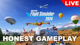 Microsoft Flight Simulator 2024 LIVE [upl. by Elyrrad]