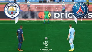 FIFA 23  Man City vs PSG  Haaland vs Mbappe  Penalty Shootout  UCL Final  Gameplay PC [upl. by Liagibba]