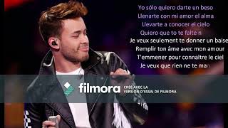 Darte un beso  Prince Royce  Letra española  Paroles en français [upl. by Hubsher846]