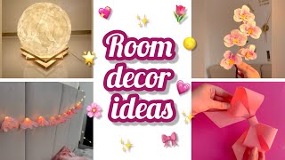 4 Ideas  DIY Room Decor Ideas  Making cute room decor 💖 [upl. by Eitsyrk]