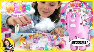 🦄¡¡DECORO mis WIZIES con PURPURINA 🦄 Figuras EXCLUSIVAS metalizadas y PETER GLITTER el UNICORNIO [upl. by Eidnew]