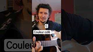 couleur café avec tablature gainsbourg cover chanson [upl. by Oirevas]