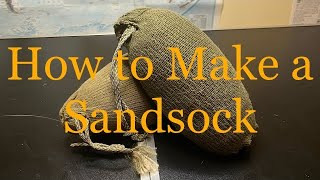 HOW TO MAKE A SANDSOCK AT HOME FOR LONG DISTANCE SHOOTING [upl. by Asiluy]