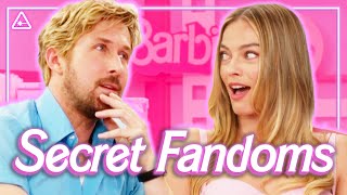 Barbie Interview Margot Robbie amp Ryan Gosling Reveal Their Nerdy Fandoms [upl. by Urbannai508]