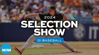 2024 NCAA DI baseball bracket selection show [upl. by Mcclelland]