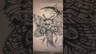 Death head moth [upl. by Itsirhc]