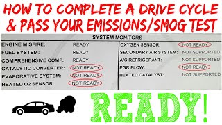 How To Complete A Drive Cycle amp Pass Emissions amp Smog Test Life Hack [upl. by Renaldo]