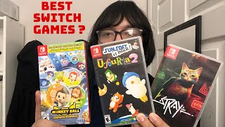 Top 5 favorite Nintendo switch games currently playing in 2024 nintendoswitch [upl. by Enyrat]