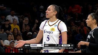 Dearica Hamby 29 Points Game  Los Angeles Sparks vs Las Vegas Aces  WNBA 2024  May 18 2024 wnba [upl. by Kermy738]