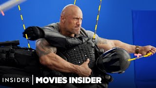 What 12 Of The Rock’s Stunts Looked Like Behind The Scenes  Movies Insider  Insider [upl. by Nomor]