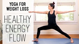 Yoga For Weight Loss  Healthy Energy Flow  Yoga With Adriene [upl. by Vaas]