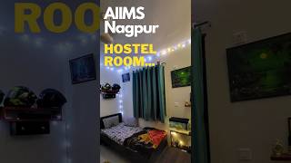 AIIMS Nagpur Hostel Room Tour ❤️ aiims neet2024 shorts motivation trending [upl. by Annaul249]