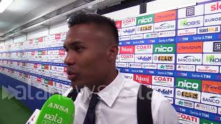 Alex Sandro quotCon Cristiano Ronaldo ci capiamo alla grandequot [upl. by Annailuj]