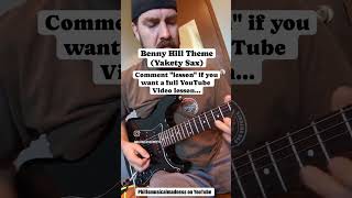 Benny Hill Theme Song Yakety Sax Chet Atkins guitar guitarist comedymusic guitarplayer [upl. by Nezam]