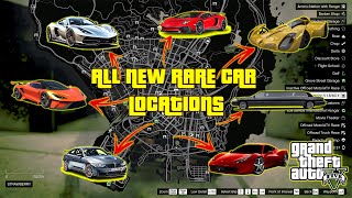 GTA V  All New Rare Car Locations in Story Mode XBOX PC Ps4 PS5 [upl. by Piegari985]