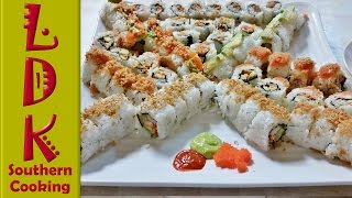 LDK How To Make Sushi Rolls Part 2 of 2 [upl. by Hagerman]