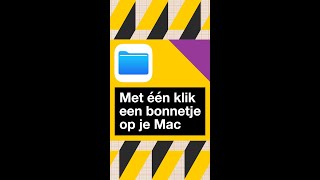 Met 1 klik je bonnetje op je Mac [upl. by Adham]