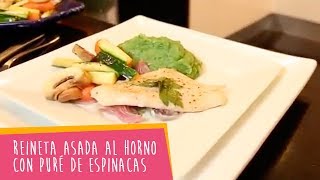 Recetas Nestlé Reineta asada al horno con puré de espinacas [upl. by Katti314]