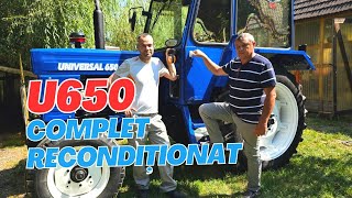 Fermierul Fănel Pețanca  Tractor U650 complet recondiționat [upl. by Dine]