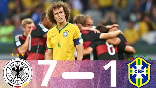 Germany vs Brazil 71 Highlights 2014 World Cup semi final [upl. by Anear]