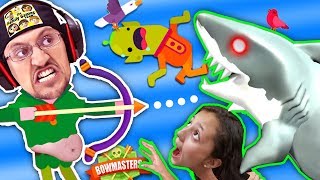 MOMMY CAN I SHOOTA SHARK PWEEEZ đźŚŠ BOWMASTERS Game w FGTEEV Duddy Chunky Boy Skit [upl. by Albrecht]