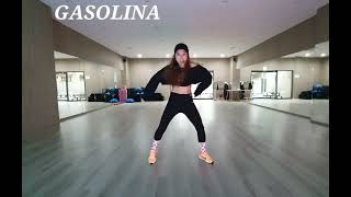 GASOLINA🎶  ZUMBA FITNESS  DANCE WORKOUT  ELSA ZUMBA [upl. by Leavelle]