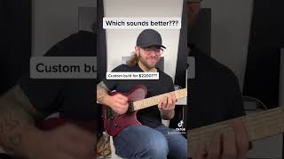 Which Sounds Better Kiesel Zeus vs Strandberg Boden [upl. by Dickson]