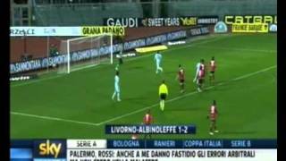 LivornoAlbinoLeffe 12 I Gol di Dionisi Momentè e Grossi [upl. by Ateekal]